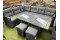 Sapcote Modular Corner Dining Set in Dark Grey Rattan