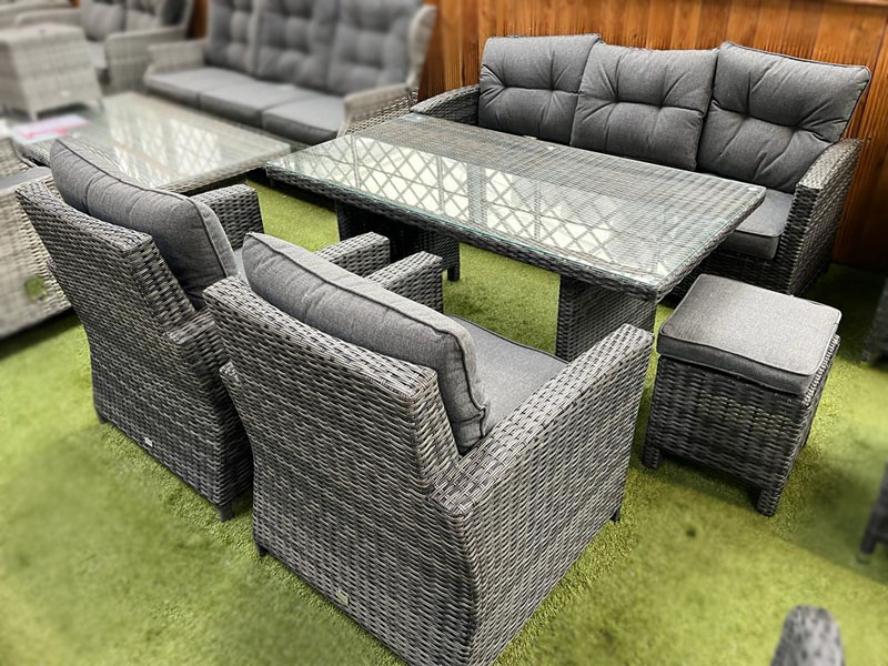 Sarasota Sarasota Modular Lounge Dining Set Natural