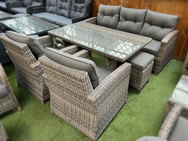 Lounge dining sales set all weather