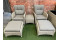 Sapcote Reclining Set in Natural Rattan