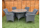 Kenilworth 4 Seater Dining Set in Grey Rattan