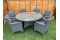 Kenilworth 6 Seater Dining Set in Grey Rattan