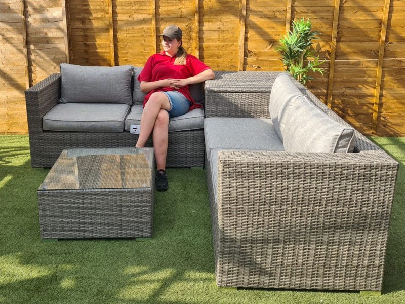 Lisbon rattan sofa deals