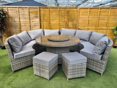 Weatherproof Rattan Furniture Alu Framed Garden Furniture Uk