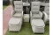 Burbage 2 Seater Reclining Rattan Bistro Set in Latte