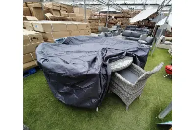 6 Seater Dining Set Weatherproof Cover
