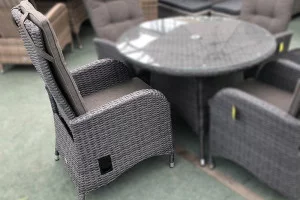 Reclining Rattan Dining Chair - Single Reclining Rattan Dining Chair - Single