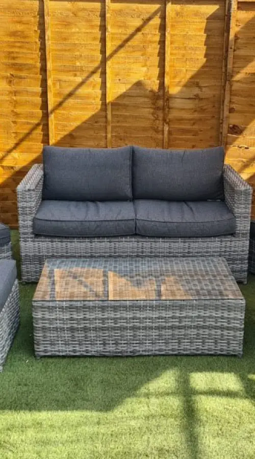 Customer Reviews for Sapcote 6pc Hideaway Lounge Set in Grey Rattan 