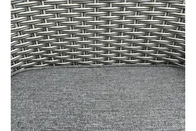Kenilworth 4 Seater Dining Set in Grey Rattan