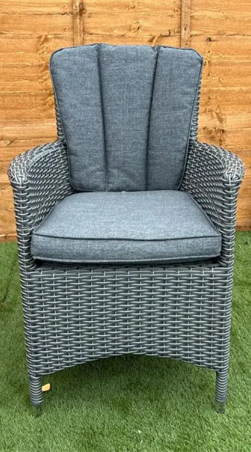 #AskGFUK for Kenilworth 4 Seater Dining Set in Grey Rattan