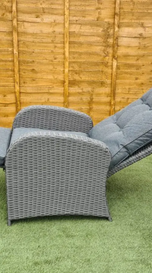 #AskGFUK for Burton Reclining Rattan Bistro Set + Built in Footrests