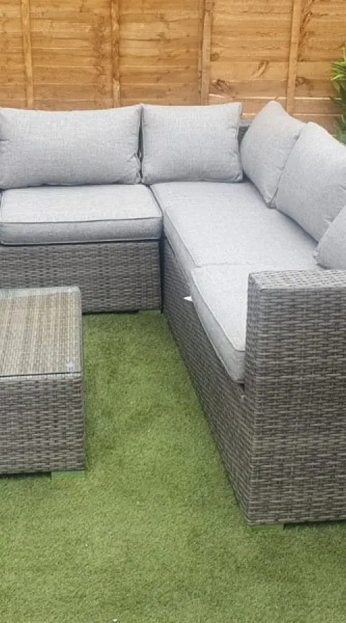 Customer Reviews for Luxury Rattan Corner Sofa Set in Grey