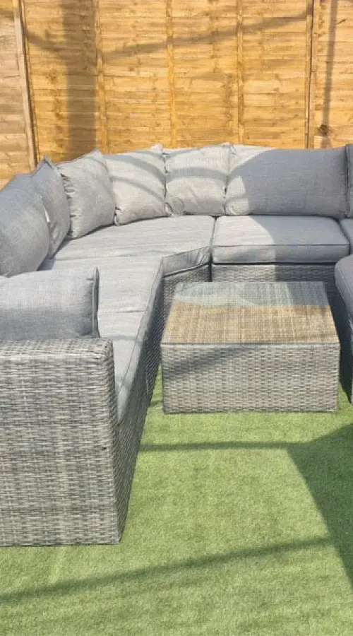 Customer Reviews for Ashby Rattan Corner Lounge Set in Grey