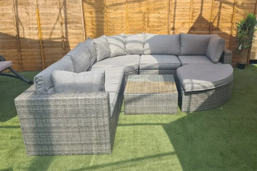 Customer Reviews for Ashby Rattan Corner Lounge Set in Grey