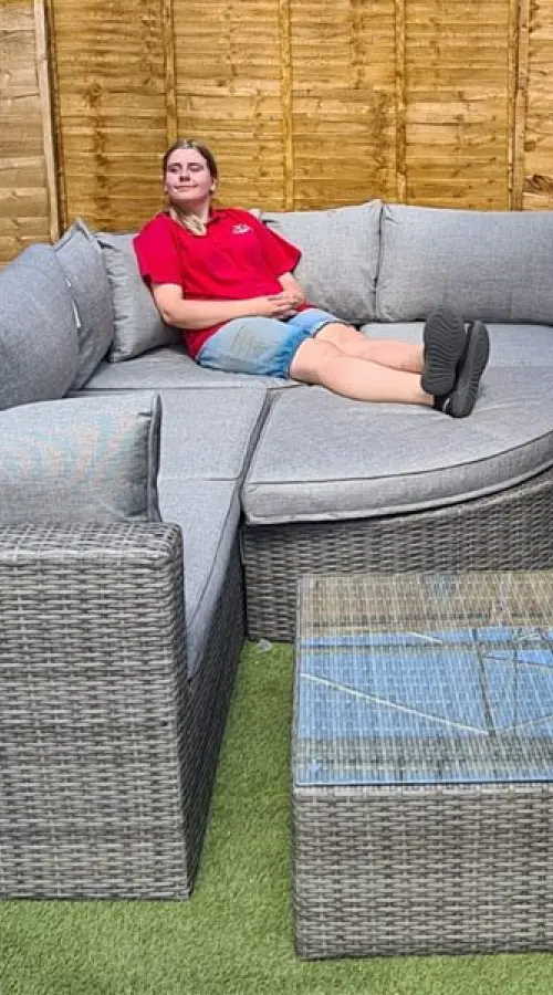 #AskGFUK for Ashby Rattan Corner Lounge Set in Grey