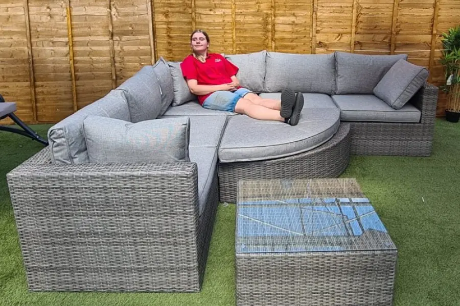 #AskGFUK for Ashby Rattan Corner Lounge Set in Grey