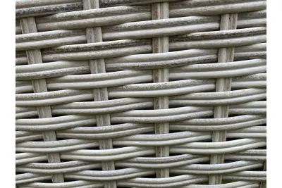 Burbage Reclining Rattan Sofa Set + Adjustable Table in Latte