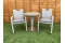 Sharnford Stacking Rattan Bistro Set in Latte 