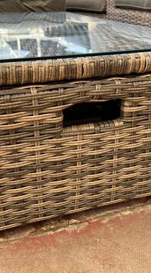 #AskGFUK for Sapcote 6pc Hideaway Lounge Set in Brown Rattan