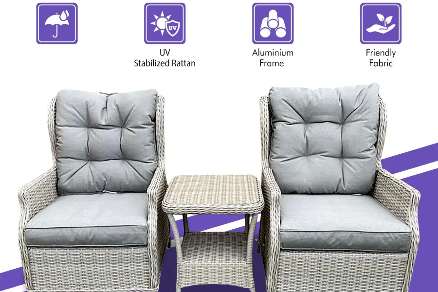 #AskGFUK for Sapcote Deluxe Reclining Set in Natural Rattan