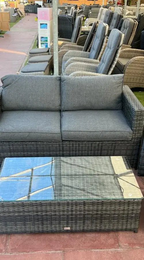 Customer Reviews for Sapcote 6pc Hideaway Lounge Set in Dark Grey Rattan 