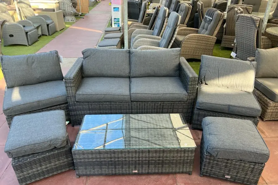 Customer Reviews for Sapcote 6pc Hideaway Lounge Set in Dark Grey Rattan 
