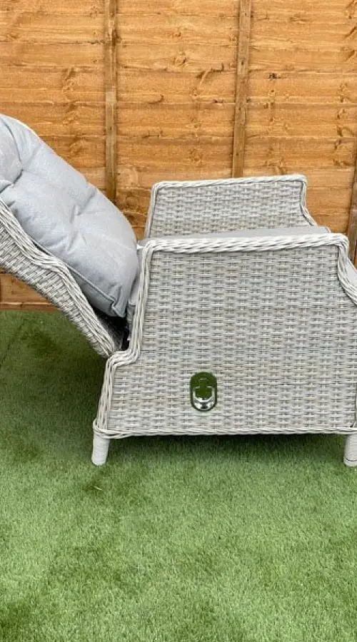 #AskGFUK for Sapcote Deluxe Reclining Lounge Set + Height Adjustable Table in Natural Rattan 