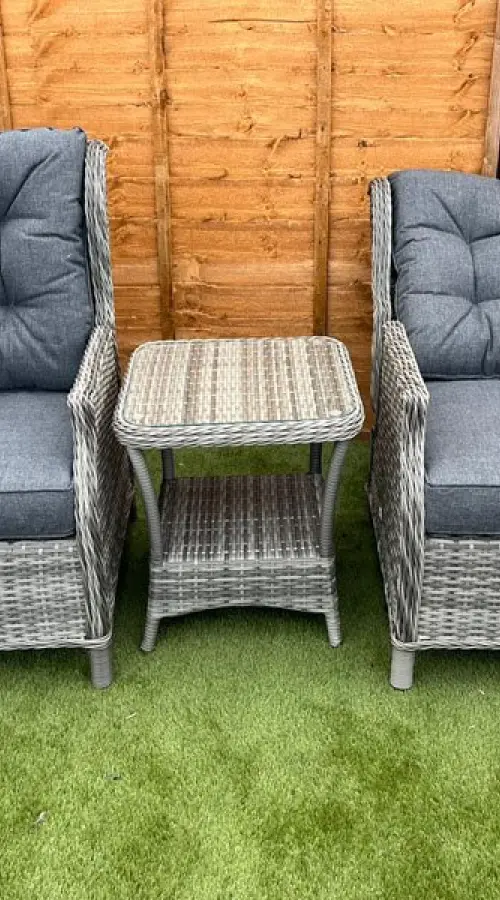 #AskGFUK for Sapcote Deluxe Reclining Set in Grey Rattan