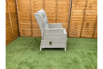 Sapcote Deluxe Reclining Set in Natural Rattan