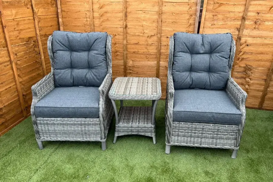 Customer Reviews for Sapcote Deluxe Reclining Set in Grey Rattan