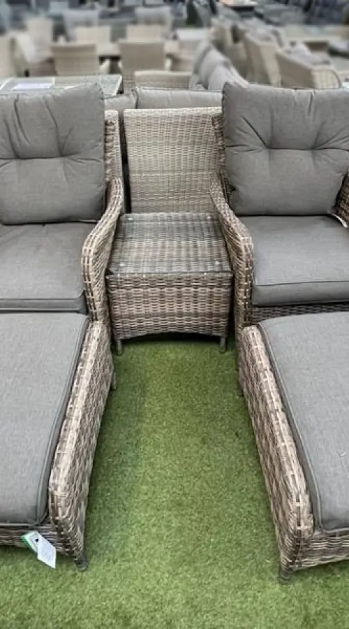 Customer Reviews for Sapcote Reclining Set in Brown Rattan