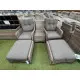Sapcote Reclining Set in Brown Rattan