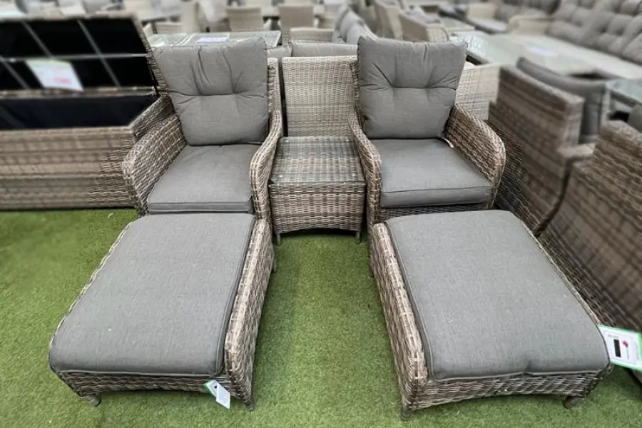 Customer Reviews for Sapcote Reclining Set in Brown Rattan