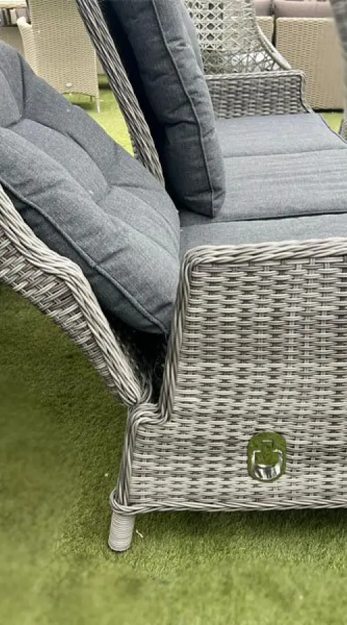 #AskGFUK for Sapcote Deluxe Reclining Lounge Set + Height Adjustable Table in Natural Rattan 