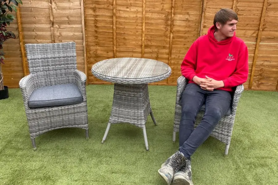 #AskGFUK for Sapcote Bistro Set in Grey Rattan