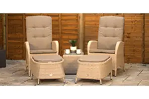 2 Seater Rattan Garden Furniture