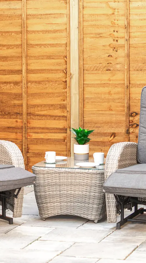 #AskGFUK for Burbage Rocking & Reclining Rattan Bistro Set in Silver Grey