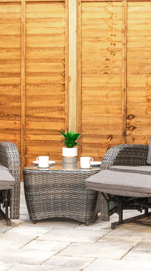 #AskGFUK for Burbage Rocking & Reclining Rattan Bistro Set in Stone Grey