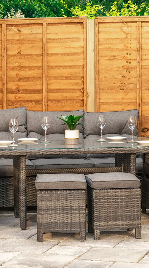 Customer Reviews for Sapcote Modular Lounge Dining Set in Dark Grey Rattan