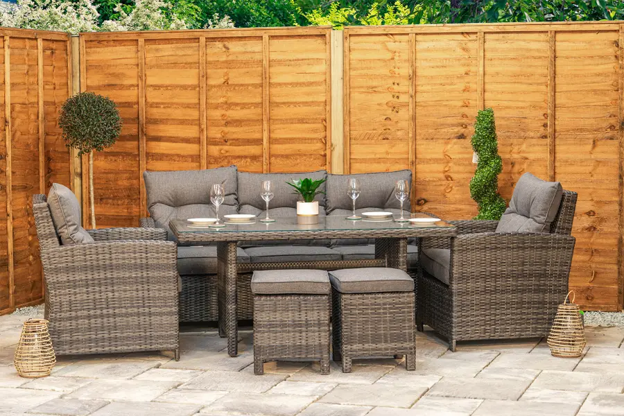 Customer Reviews for Sapcote Modular Lounge Dining Set in Dark Grey Rattan