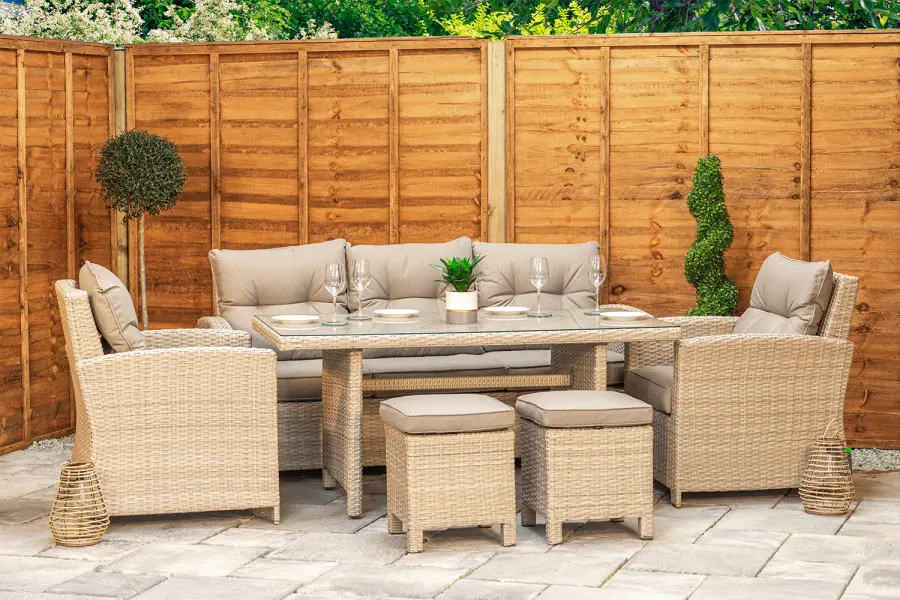 Customer Reviews for Sapcote Modular Lounge Dining Set in Natural Rattan