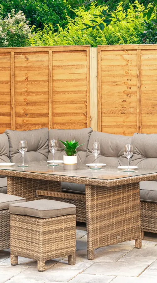 Customer Reviews for Sapcote Modular Corner Dining Set in Brown Rattan 