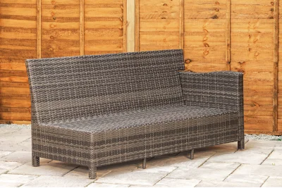 Sapcote Modular Corner Dining Set in Natural Rattan 