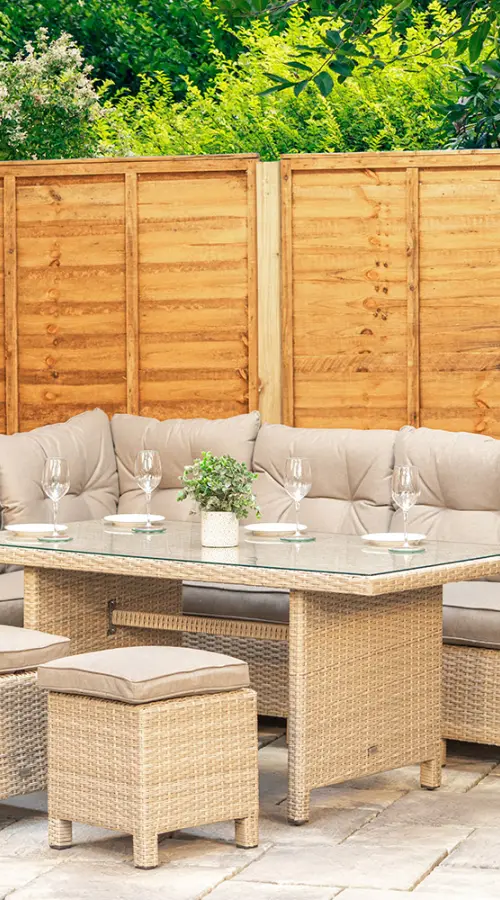 Customer Reviews for Sapcote Modular Corner Dining Set in Natural Rattan 