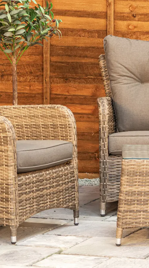 #AskGFUK for Sapcote Sofa Lounge Set in Brown Rattan 