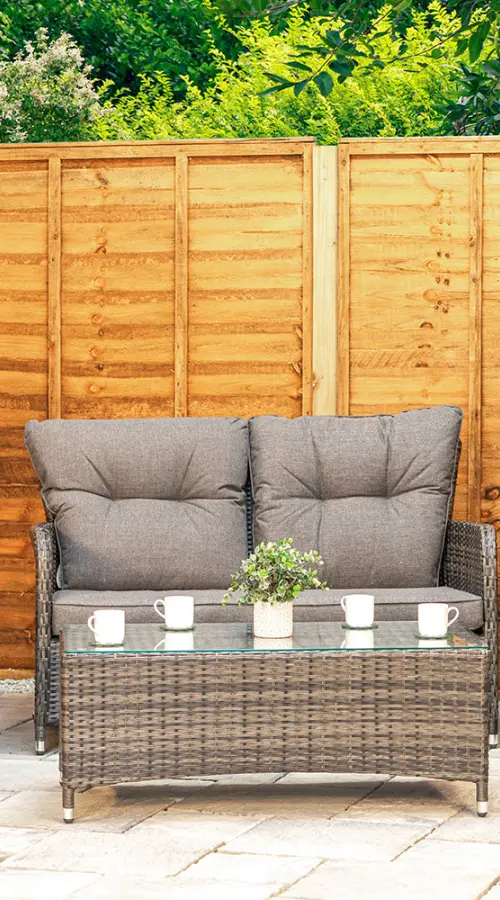 Customer Reviews for Sapcote Sofa Lounge Set Dark Grey Rattan 