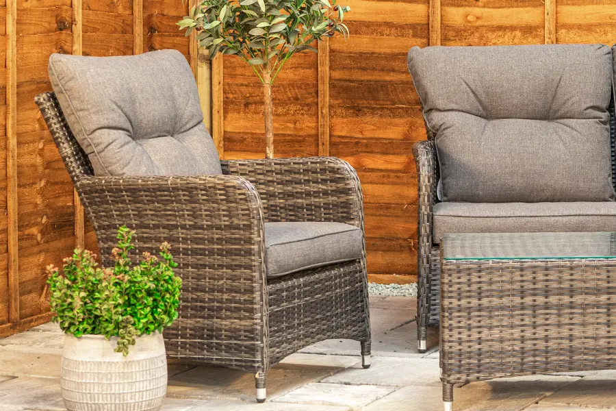 #AskGFUK for Sapcote Sofa Lounge Set Dark Grey Rattan 