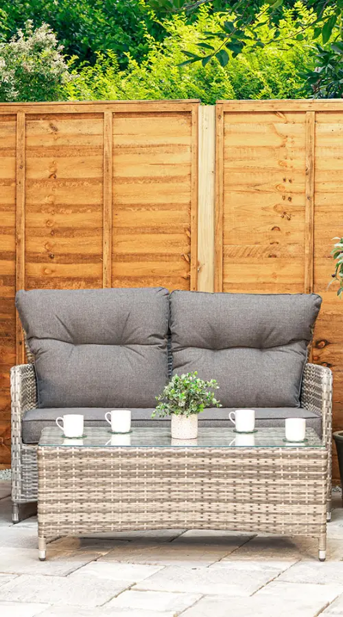 Customer Reviews for Sapcote Sofa Lounge Set in Grey Rattan 