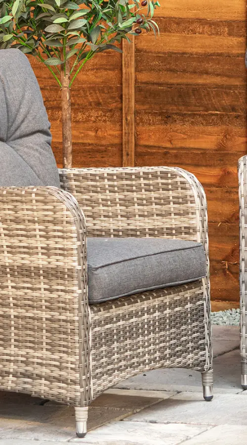 #AskGFUK for Sapcote Sofa Lounge Set in Grey Rattan 