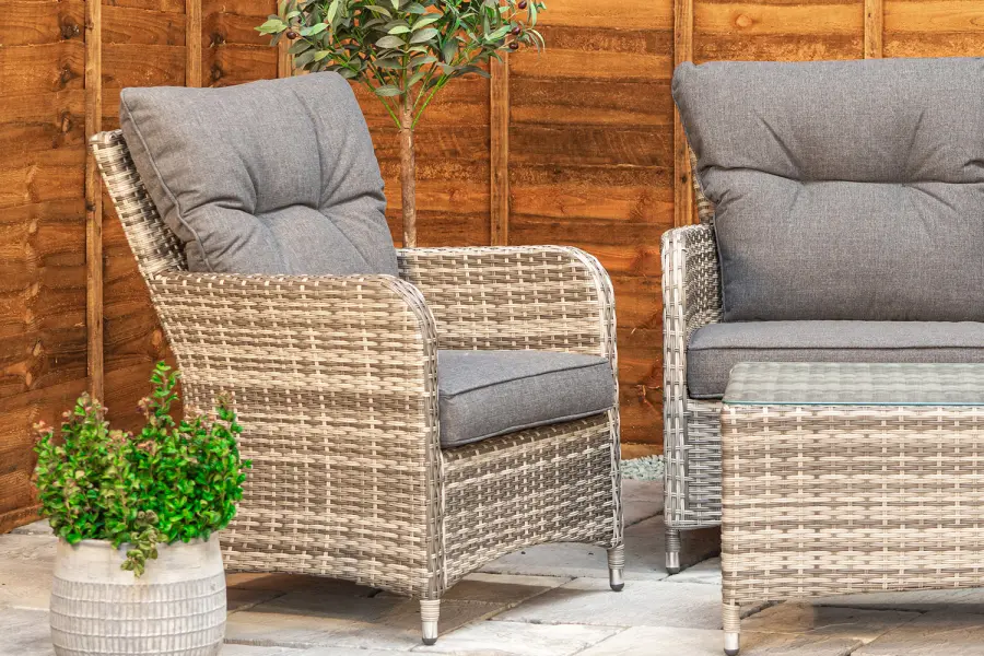 #AskGFUK for Sapcote Sofa Lounge Set in Grey Rattan 